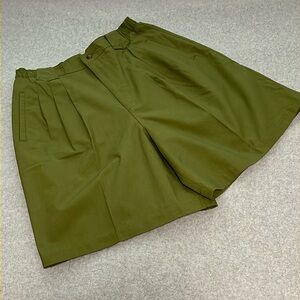 Vintage Y2K High Waisted Shorts Womens Large Coastal Bermuda Modest Grandma